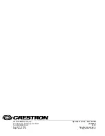 Preview for 16 page of Crestron Docking Station TPS-6X-DS Operation Manual