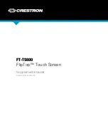 Crestron FlipTop FT-TS600 Supplemental Manual preview