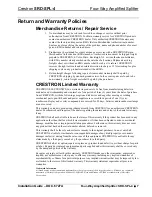 Preview for 11 page of Crestron Four-Way Amplified Splitter SRD-SPL-4 Installation Manual