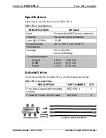 Preview for 7 page of Crestron Four-Way Coupler SRD-CPL-4 Installation Manual