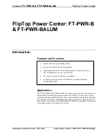 Preview for 5 page of Crestron FT-PWR Operations & Installation Manual