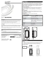 Предварительный просмотр 1 страницы Crestron GLPPA-KP Installation Manual