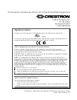 Preview for 2 page of Crestron Green Light DIN-1DIM4 Operations & Installation Manual