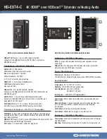 Preview for 3 page of Crestron HD-EXT4-C Specifications