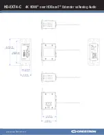 Preview for 5 page of Crestron HD-EXT4-C Specifications