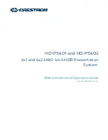 Crestron HD-PS402 Configuration Manual предпросмотр