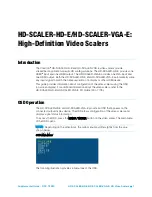 Предварительный просмотр 5 страницы Crestron HD-SCALER-HD-E Supplemental Manual