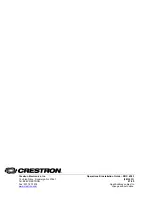 Preview for 16 page of Crestron IM-TCC Operations & Installation Manual