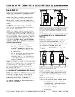 Preview for 4 page of Crestron infiNET CLW-DIM1RF Manual