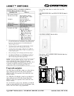 Предварительный просмотр 2 страницы Crestron infiNET CLW-SLVS1RF Installation Manual