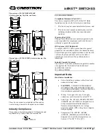 Предварительный просмотр 3 страницы Crestron infiNET CLW-SLVS1RF Installation Manual