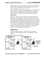 Предварительный просмотр 6 страницы Crestron infiNET Gateway C2N-MNETGW Operation Manual