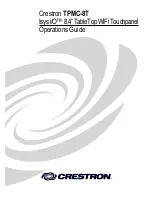 Crestron Isys i/O TPMC-8T Operation Manual preview