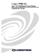 Предварительный просмотр 1 страницы Crestron Isys TPMC-12L Operation Manual