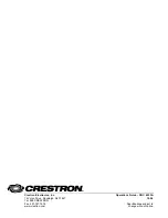 Предварительный просмотр 36 страницы Crestron Isys TPS-1700 Operation Manual