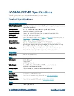 Preview for 19 page of Crestron IV-SAM-VXN-1B Product Manual