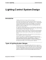 Предварительный просмотр 5 страницы Crestron Lighting Control System Design Manual