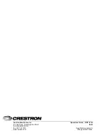 Preview for 48 page of Crestron MC2E Operation Manual