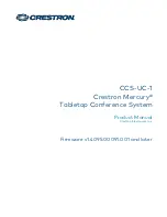 Preview for 1 page of Crestron Mercury CCS-UC-1 Product Manual