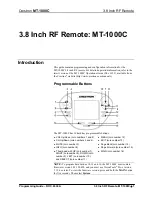 Preview for 5 page of Crestron MiniTouch MT-1000C Programming Manual