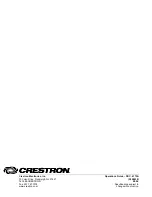 Предварительный просмотр 40 страницы Crestron MP2 Operation Manual