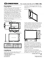 Crestron PMK-3100L Installation Manual preview