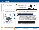 Crestron Prodigy P-LSWEX Quick Start Manual предпросмотр