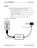 Preview for 4 page of Crestron PW-2407RU Installation Manual