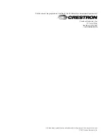 Preview for 2 page of Crestron QM-RMC Operation Manual