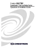 Preview for 1 page of Crestron QuickMedia QM-FTMC Operations & Installation Manual