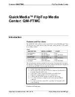 Preview for 5 page of Crestron QuickMedia QM-FTMC Operations & Installation Manual