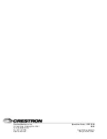 Preview for 52 page of Crestron RACK2 Operation Manual