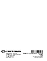 Preview for 36 page of Crestron RMC3 Operation And Installation Manual