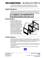 Crestron RMK-15L Installation Manual preview