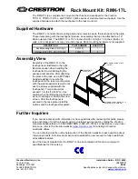 Crestron RMK-17L Installation Manual preview