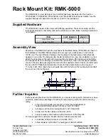 Crestron RMK-5000 Installation Manual preview