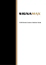 Предварительный просмотр 1 страницы Crestron SIGNAMAX C-300 Series Manual