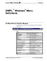 Preview for 169 page of Crestron SIMPL Windows Installation & Operating Manual