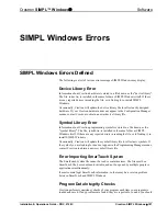 Preview for 191 page of Crestron SIMPL Windows Installation & Operating Manual