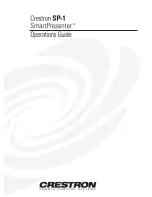 Crestron SmartPresenter SP-1 Operation Manual preview