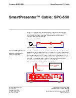 Crestron SmartPresenter SPC-550 Datasheet preview