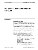 Preview for 5 page of Crestron ST-COM Operation Manual