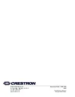 Preview for 16 page of Crestron ST-DSN Operation Manual