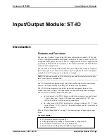 Preview for 5 page of Crestron ST-IO Operation Manual