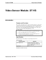 Preview for 5 page of Crestron ST-VS Operation Manual