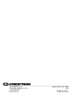 Preview for 60 page of Crestron TPMC-10 Operation Manual