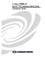 Preview for 1 page of Crestron TPMC-12 Isys i/O Operation Manual