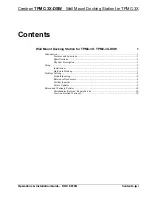 Preview for 3 page of Crestron TPMC-3X-DSW Operations & Installation Manual