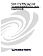 Crestron TPMC-CBL-T Installation Manual preview