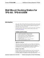 Preview for 5 page of Crestron TPS-6X-DSW Operations & Installation Manual